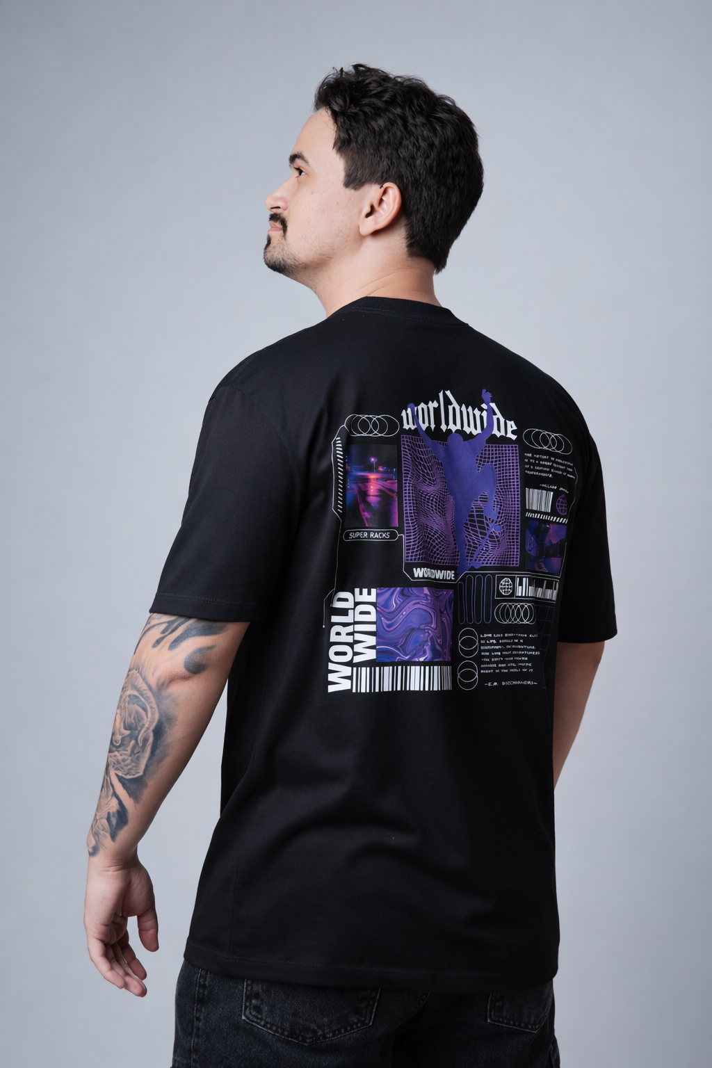 Camisa Oversized Veiky Cyberpunk