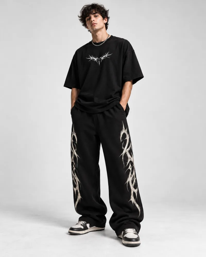 CALÇA MOLETOM BLACK TRIBAL