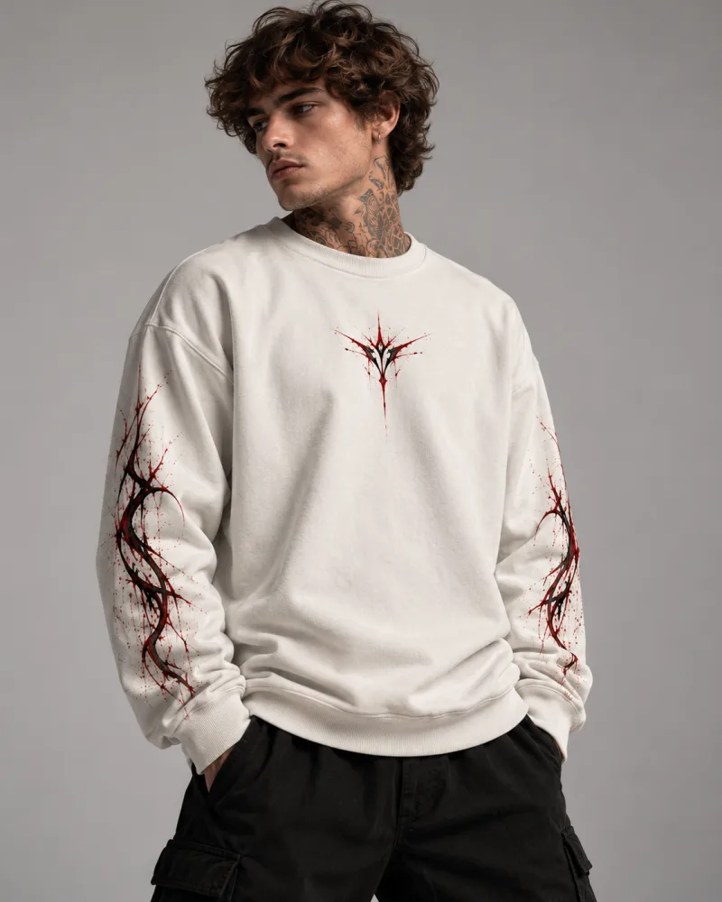 CAMISA MOLETOM BASIC VEIKY RED