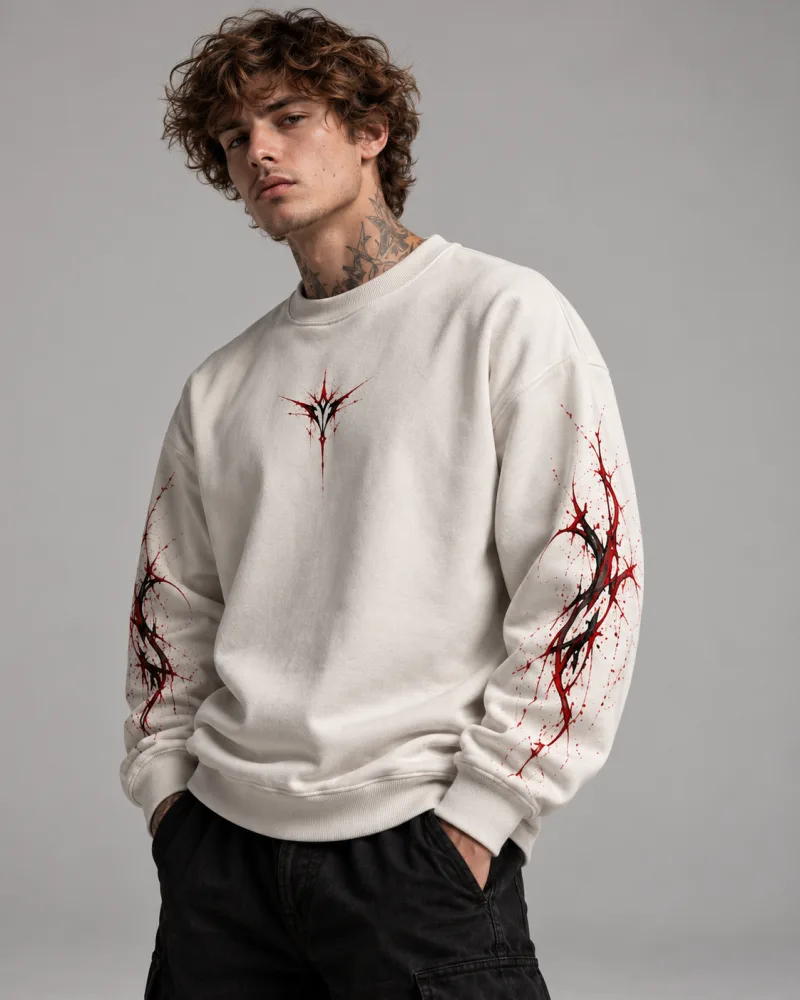 CAMISA MOLETOM BASIC VEIKY RED
